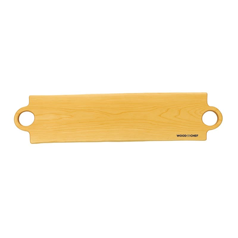 CHARCUTERIE XL BOARD DUAL CIRCLE YELLOW BIRCH