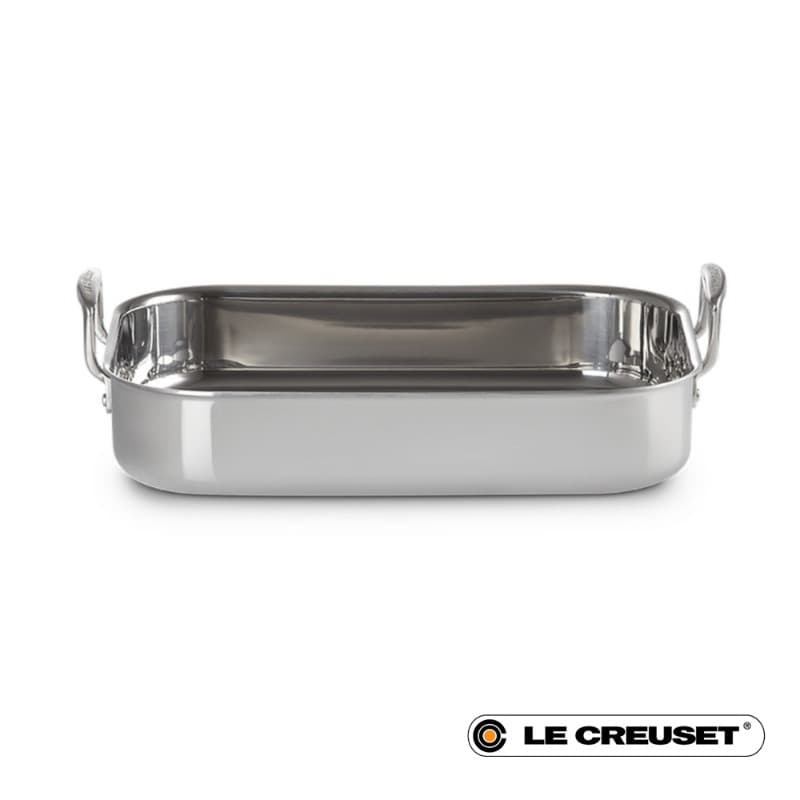 35CM  3-PLY STAINLESS STEEL RECTANGULAR ROASTER