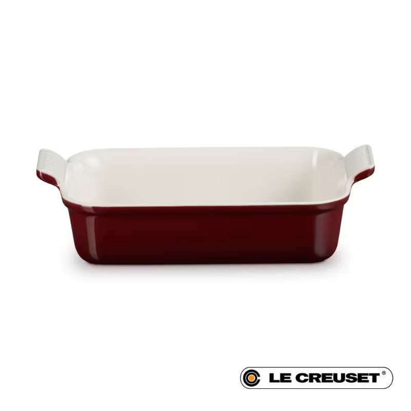 26CM HERITAGE RECTANGULAR BAKING DISH STONEWARE - GARNET