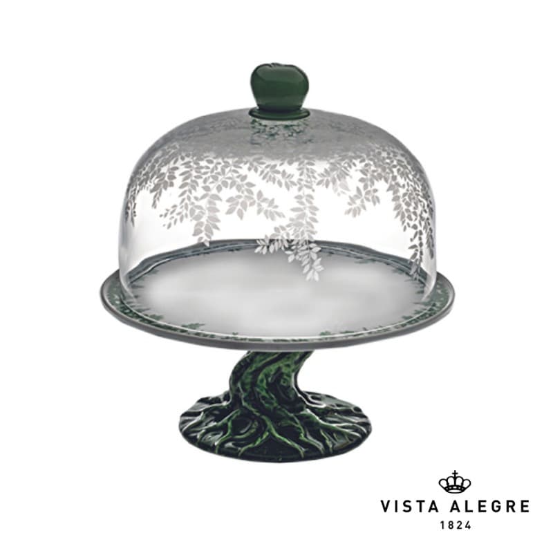 CAKE STAND W/DOME POMUM