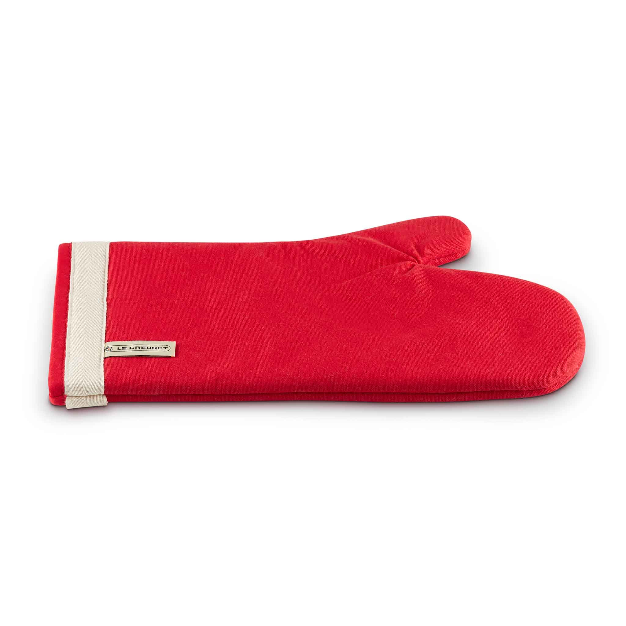 TEXTILE OVEN MITT - CERISE
