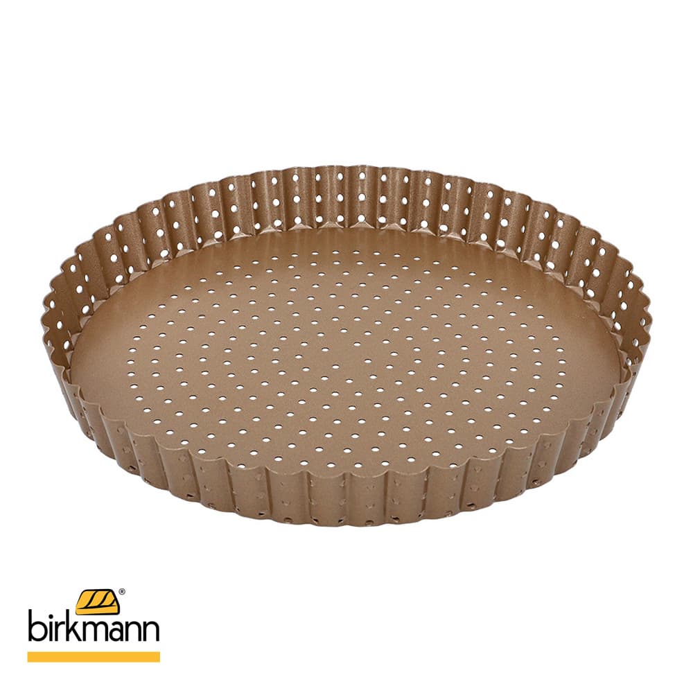 QUICHE & FLAN PAN | 25 CM PERFORATED | WITH LOOSE BASE LAIB & SEELE