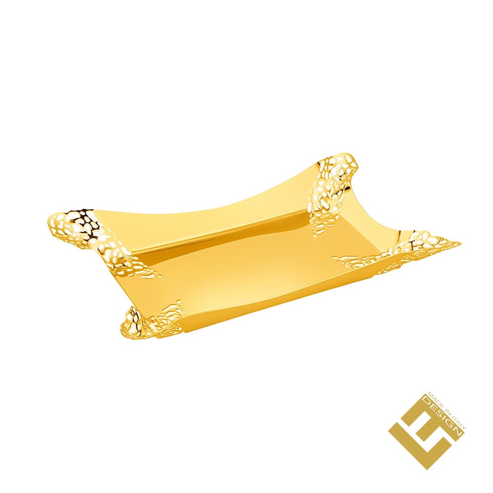 TRAY S/S GOLD PLATED