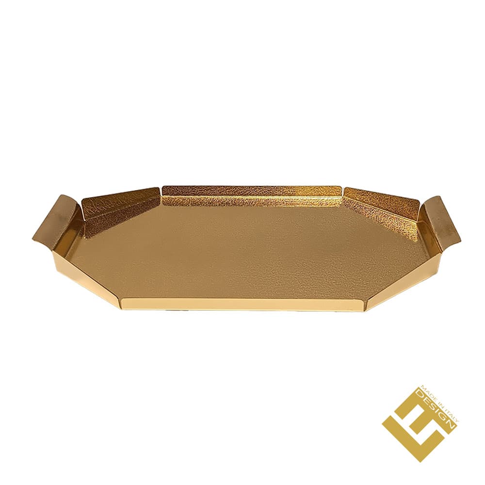TRAY S/S GOLD PLATED