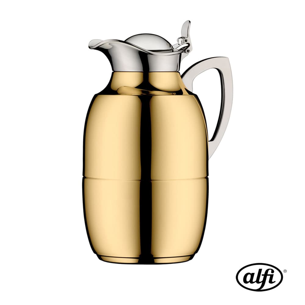 1.0L INSULATED CARAFE JUWEL S/S - GOLD PLATED