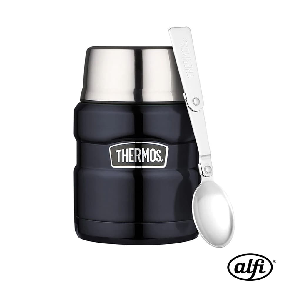 INSULATED FOOD JAR SK MIDNIGHT BLUE POLISHED