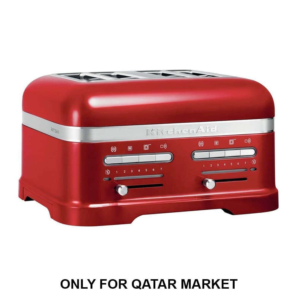 TOASTER 4-SLICE - ARTISAN - CANDY APPLE
