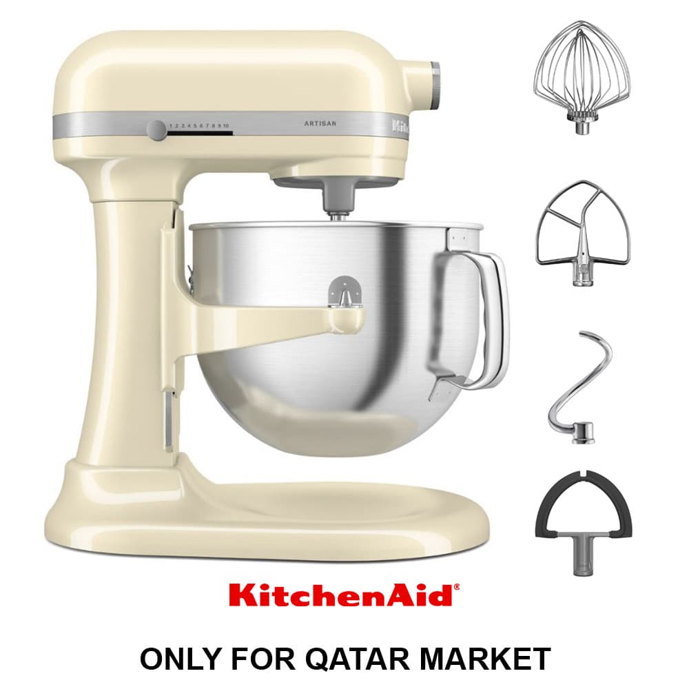 6.6L BOWL LIFT STAND MIXER - ARTISAN - ALMOND CREAM