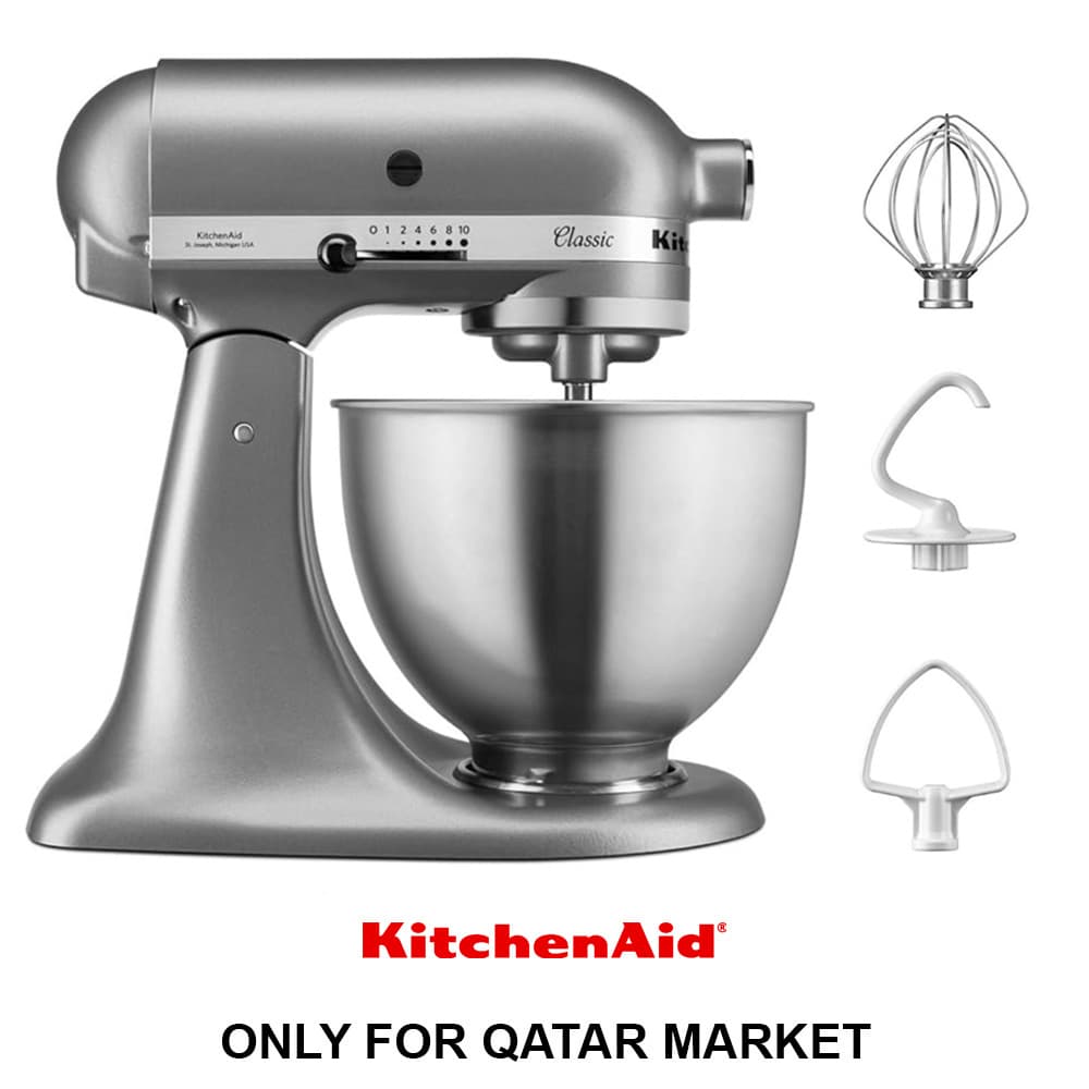 4.3L MIXER TILT-HEAD - CLASSIC - SILVER