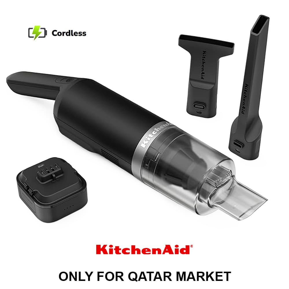 CORDLESS HANDHELD VACUUM WITH BATTERY - MATTE BLACK
