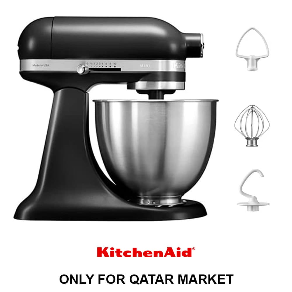 3.3L ARTISAN MINI STAND MIXER - MATTE BLACK