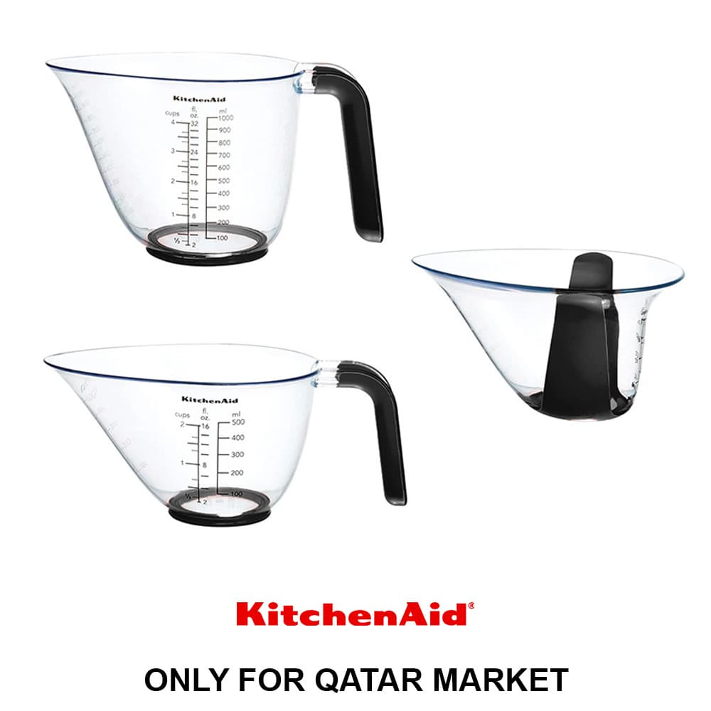 3 PC MEAURING GADGET CUP TRANSPARENT