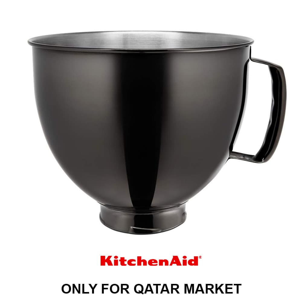 4.8L STAINLESS STEEL MIXING BOWL - MATTE BLACK