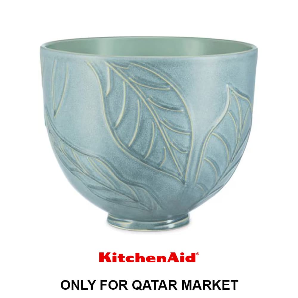 4.8L CERAMIC MIXING BOWL - SPRING LEAVES