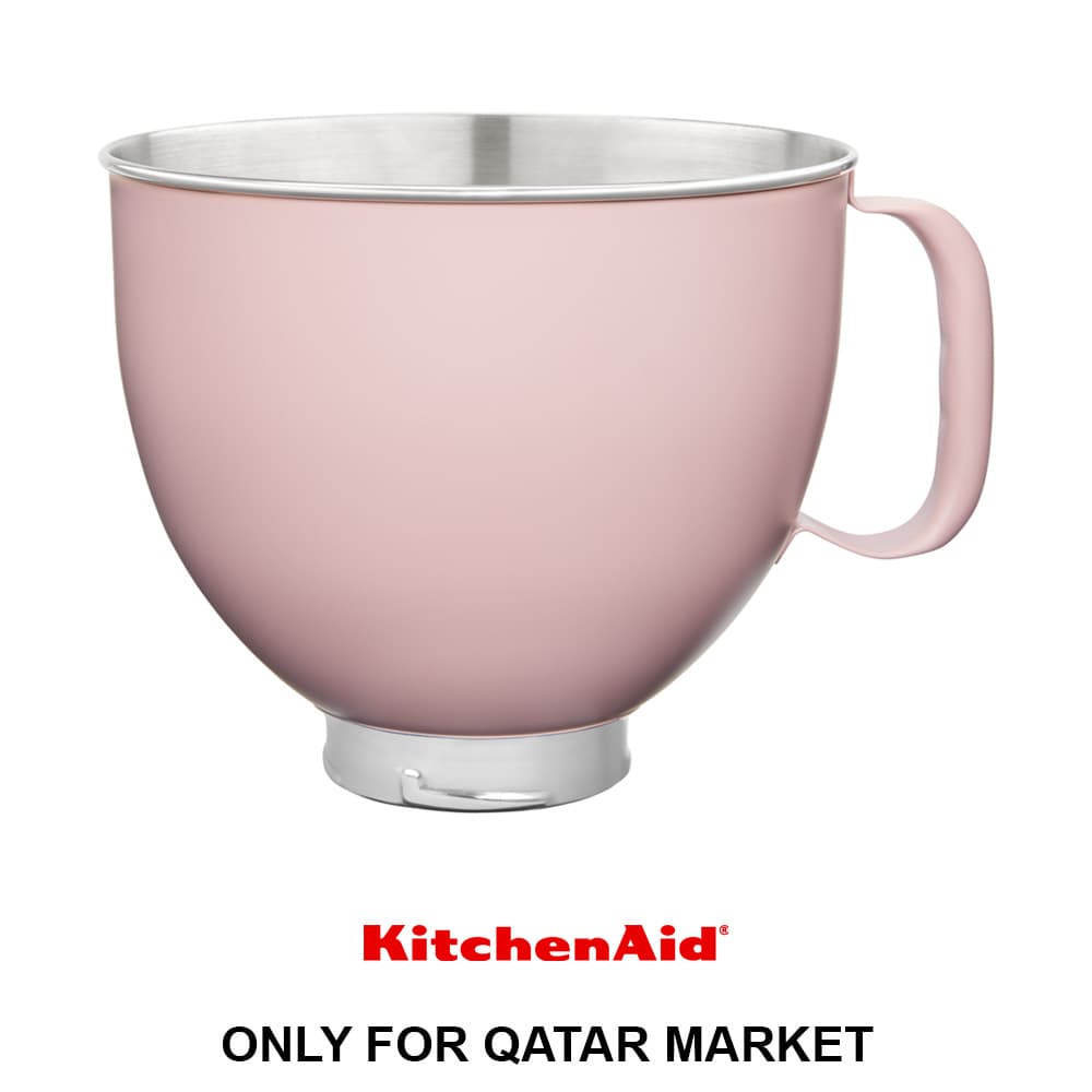 4.8L STAINLESS STEEL MIXING BOWL - DRIED ROSE