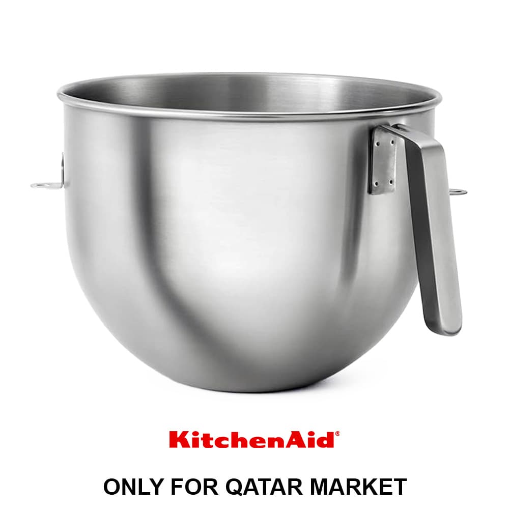 6.6L STAINLESS STEEL MIXING BOWL - J HANDLE -  BRUSHED