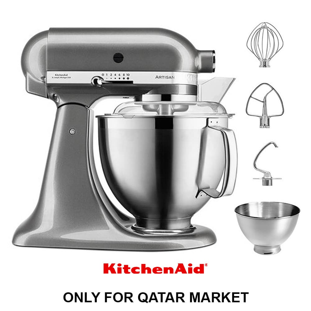 4.8L ARTISAN TILT-HEAD STAND MIXER PREMIUM - MEDALLION SILVER