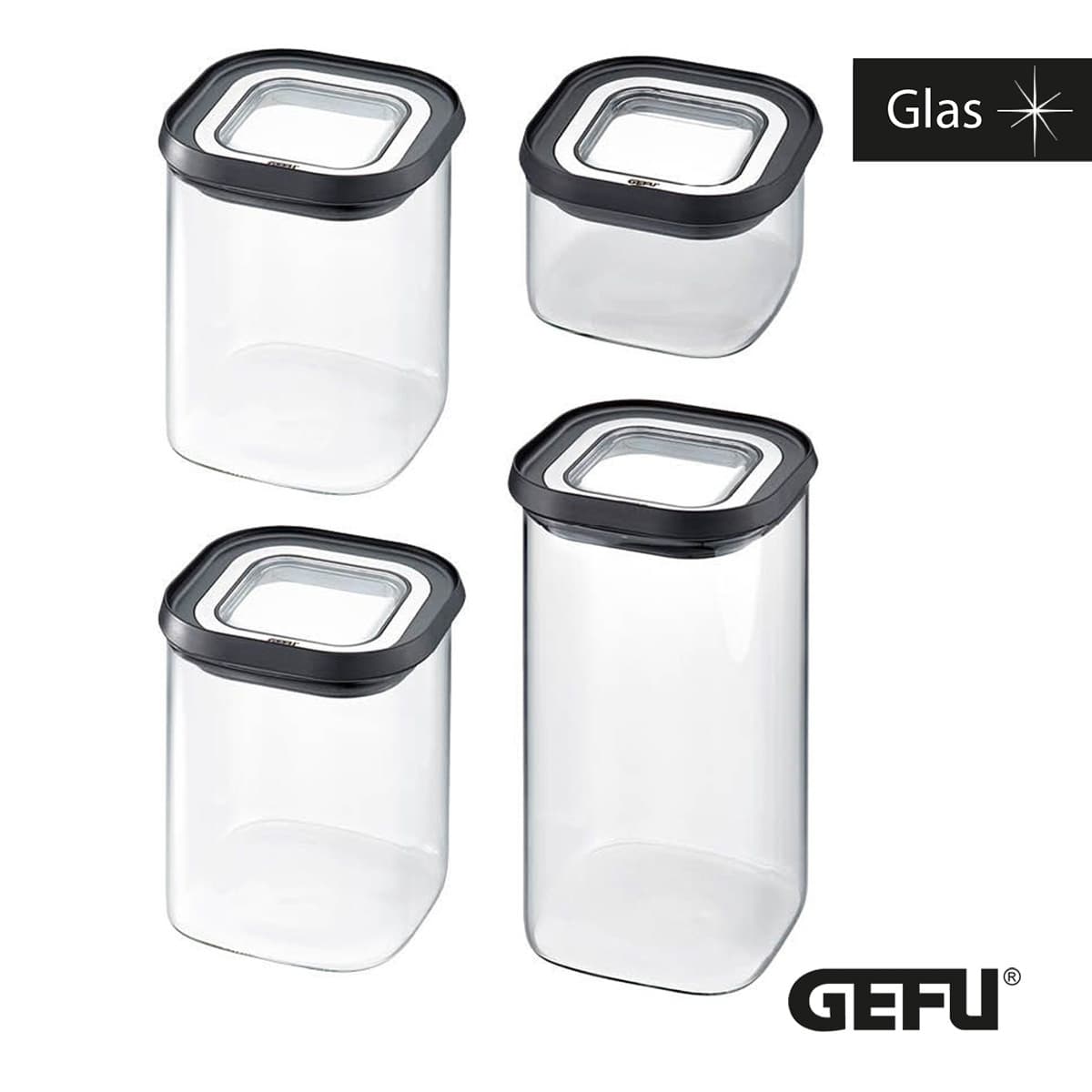 FOOD STORAGE CONTAINER PANTRY SET - 4PCS