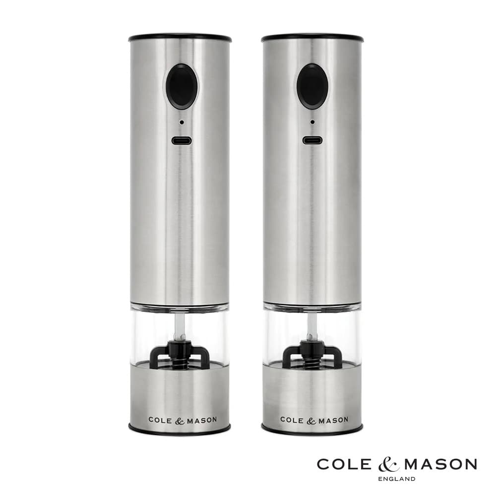 BATTERSEA USB-C RECHARGEABLE SALT & PEPPER MILL