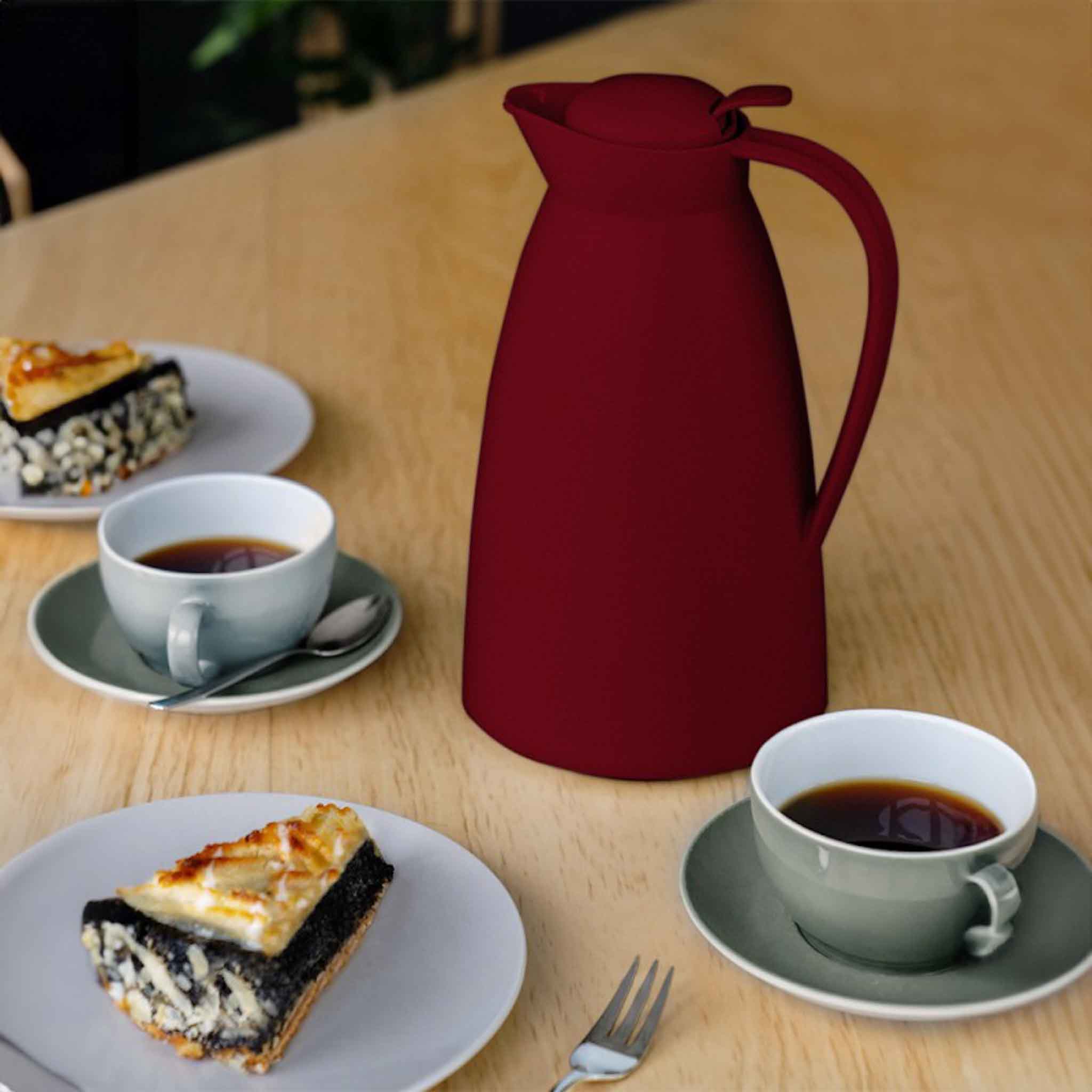 1.0L INSULATED CARAFE ECO - RUBY RED