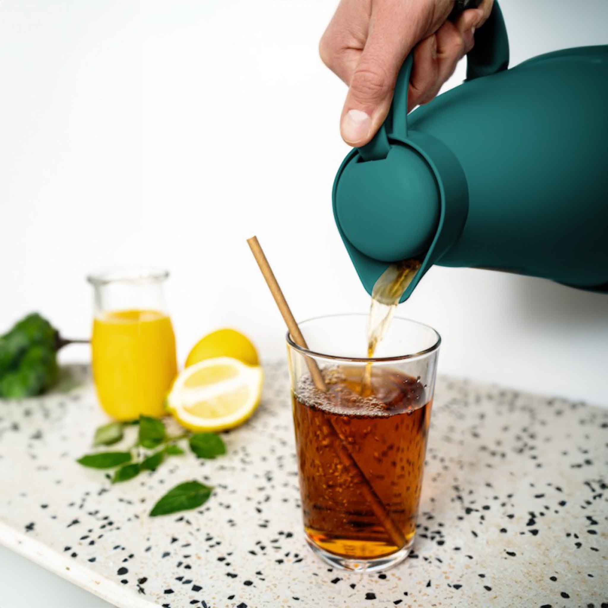 1.0L INSULATED CARAFE ECO - BOHO GREEN MAT
