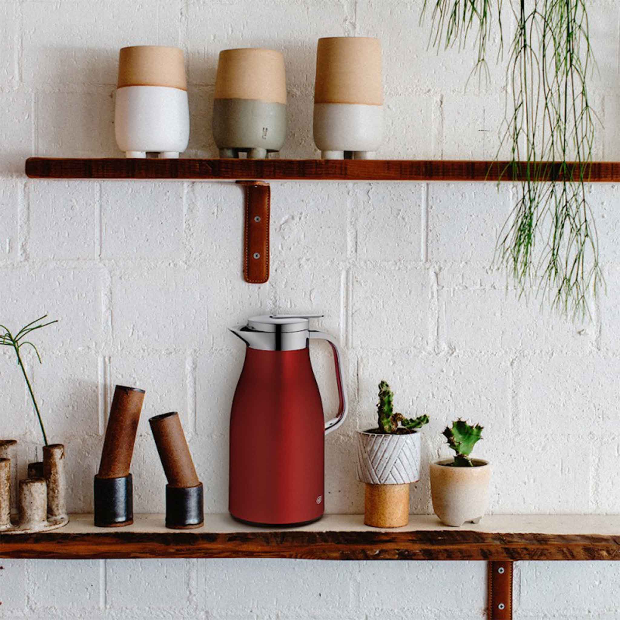 1.0L INSULATED CARAFE SKYLINE - MEDITERRANEAN RED