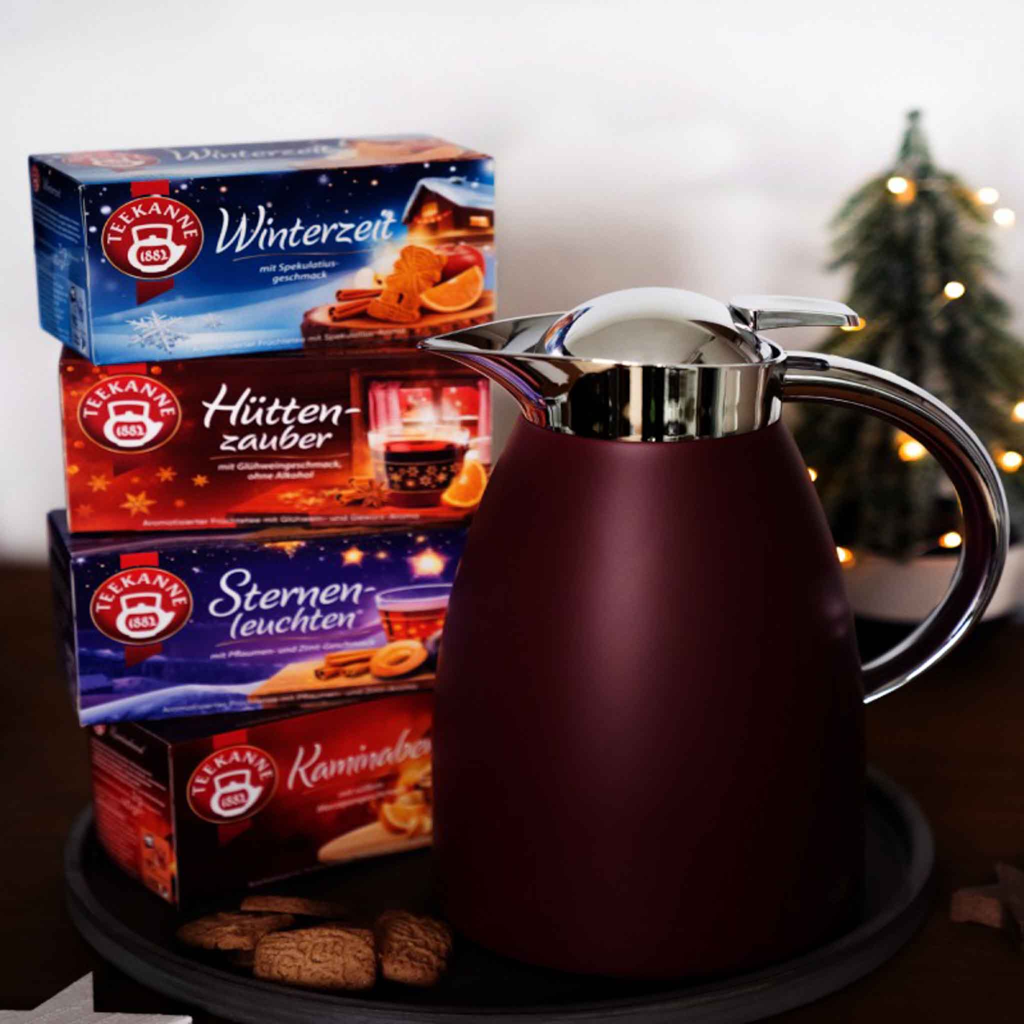 1.0L SIGNO INSULATED CARAFE - RUBY RED MAT