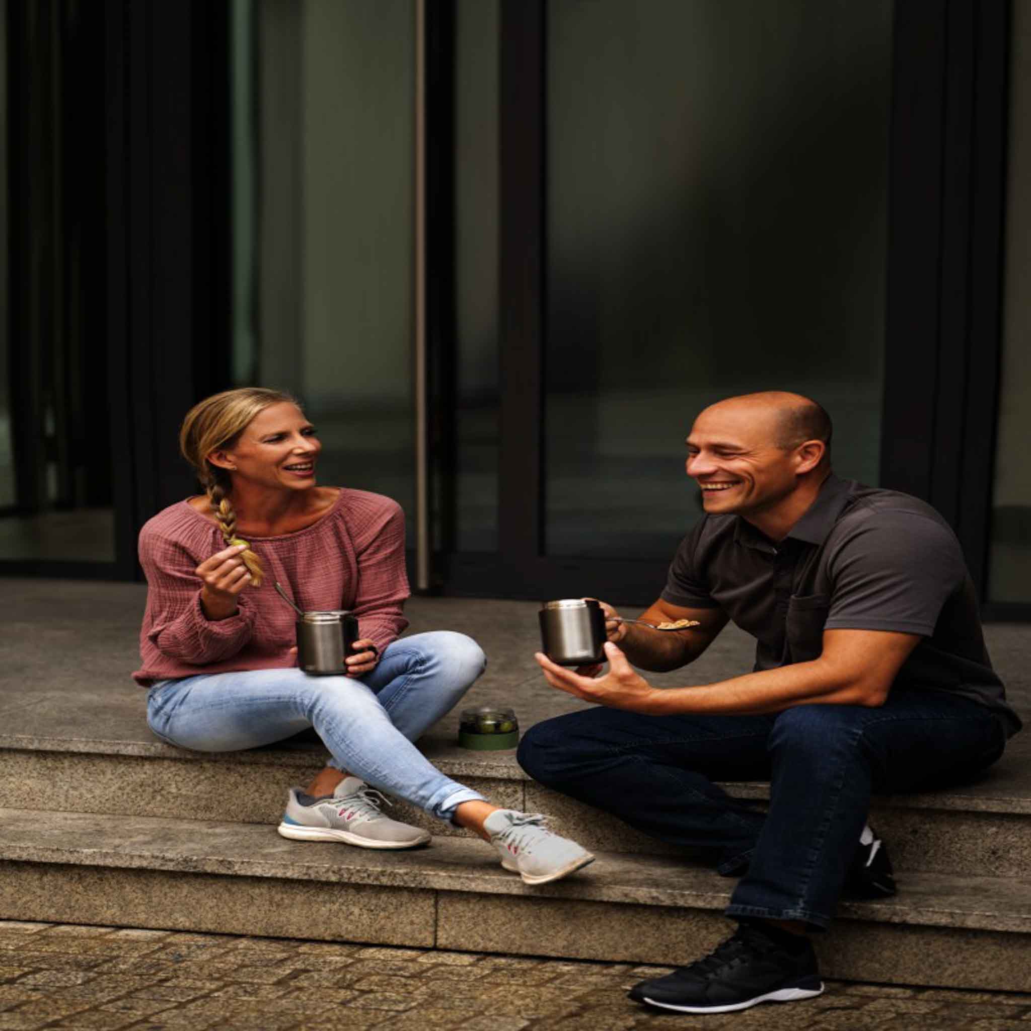 INS. FOOD MUG ENDLESS GREEN MAT