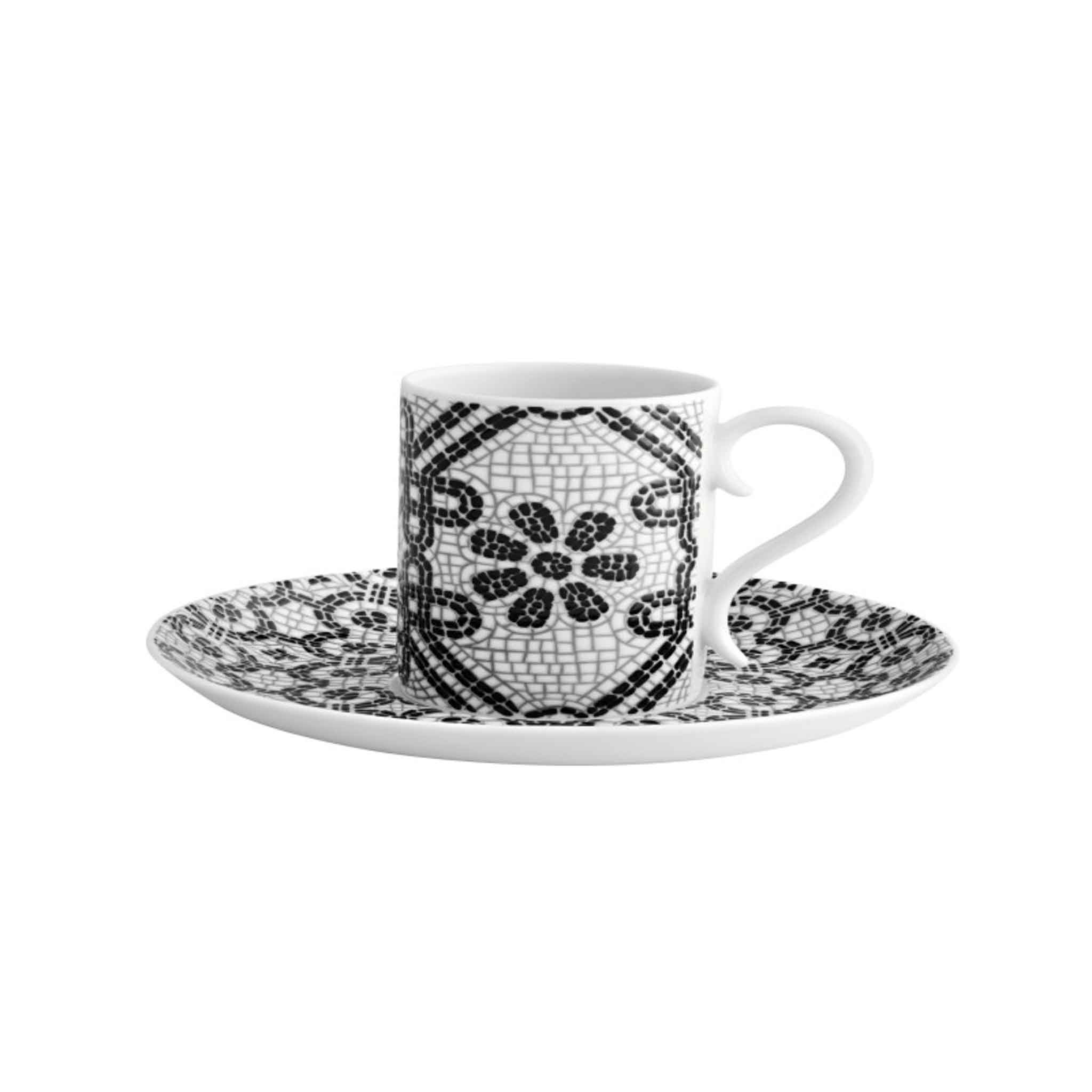 SET 4 COFFEE CUPS & SAUCERS CALCADA