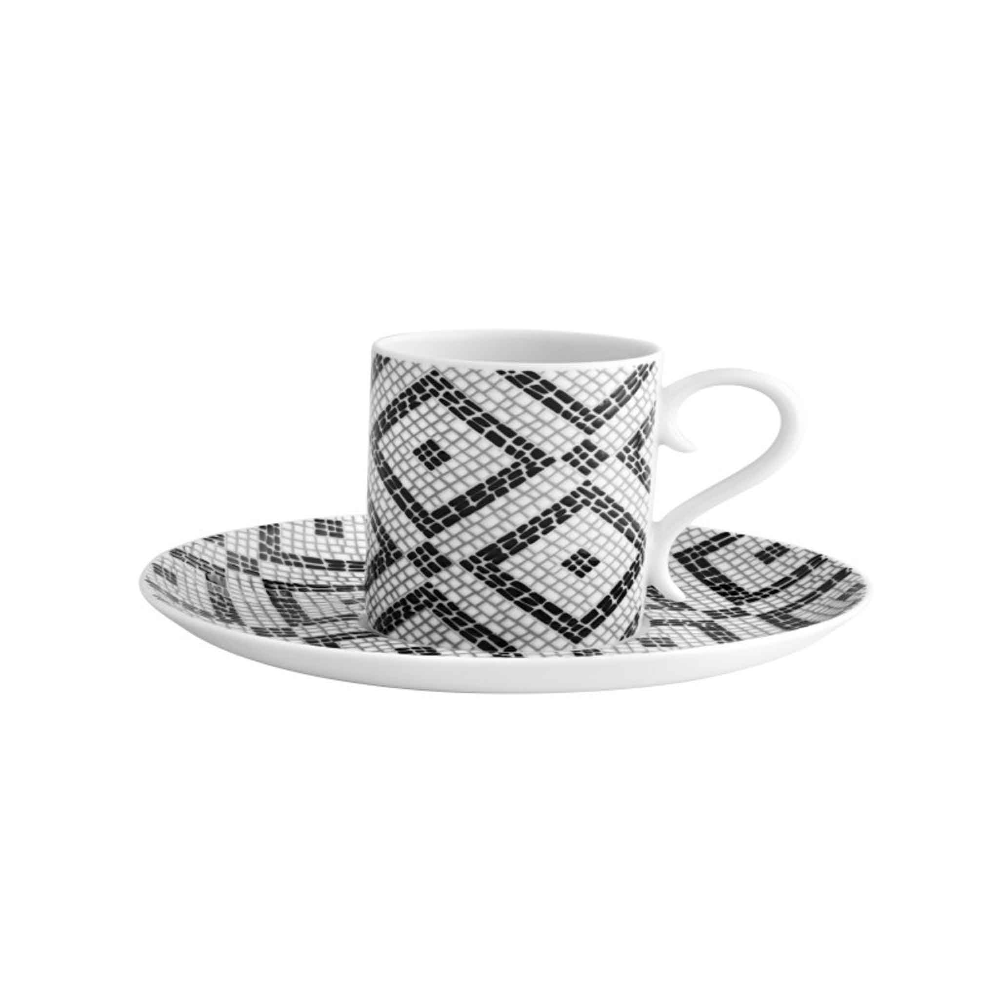 SET 4 COFFEE CUPS & SAUCERS CALCADA