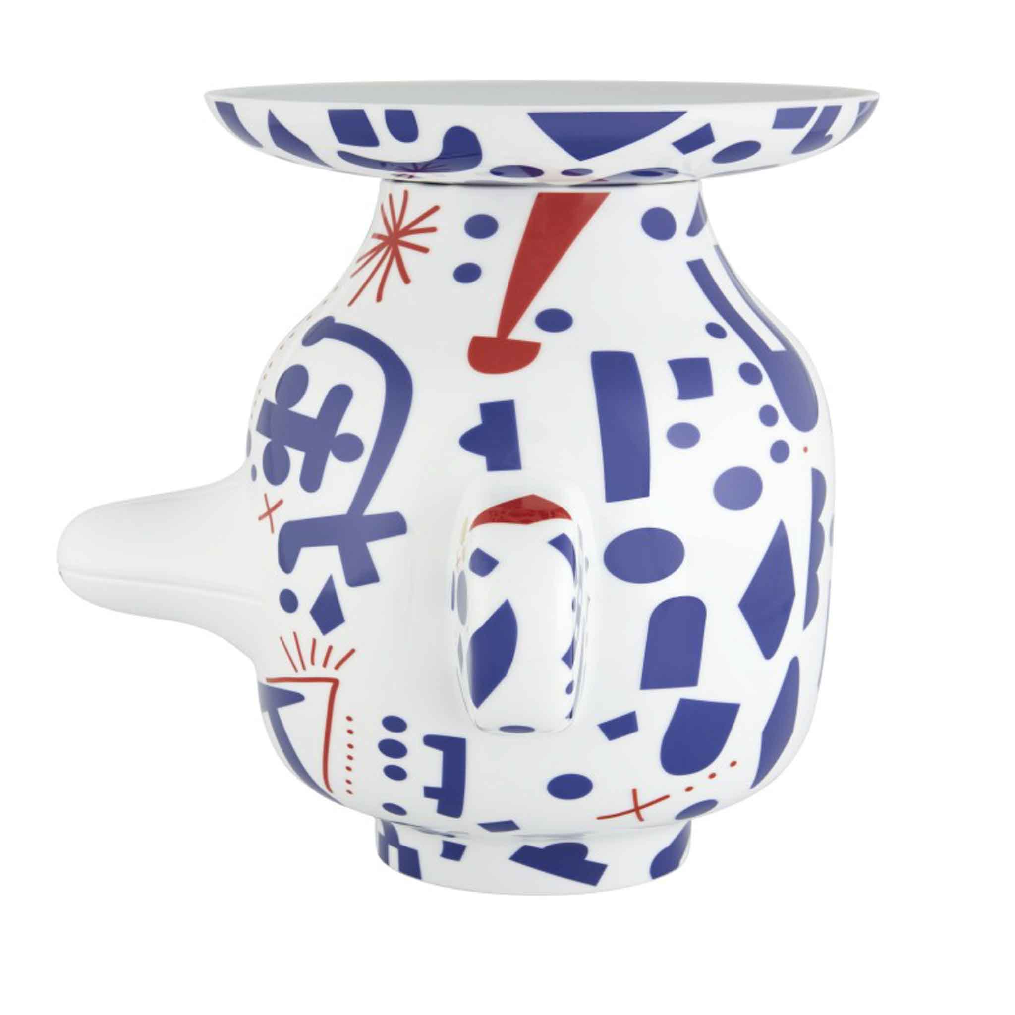 VASE GRIMACE WHIT LID FOLKIFUNKI