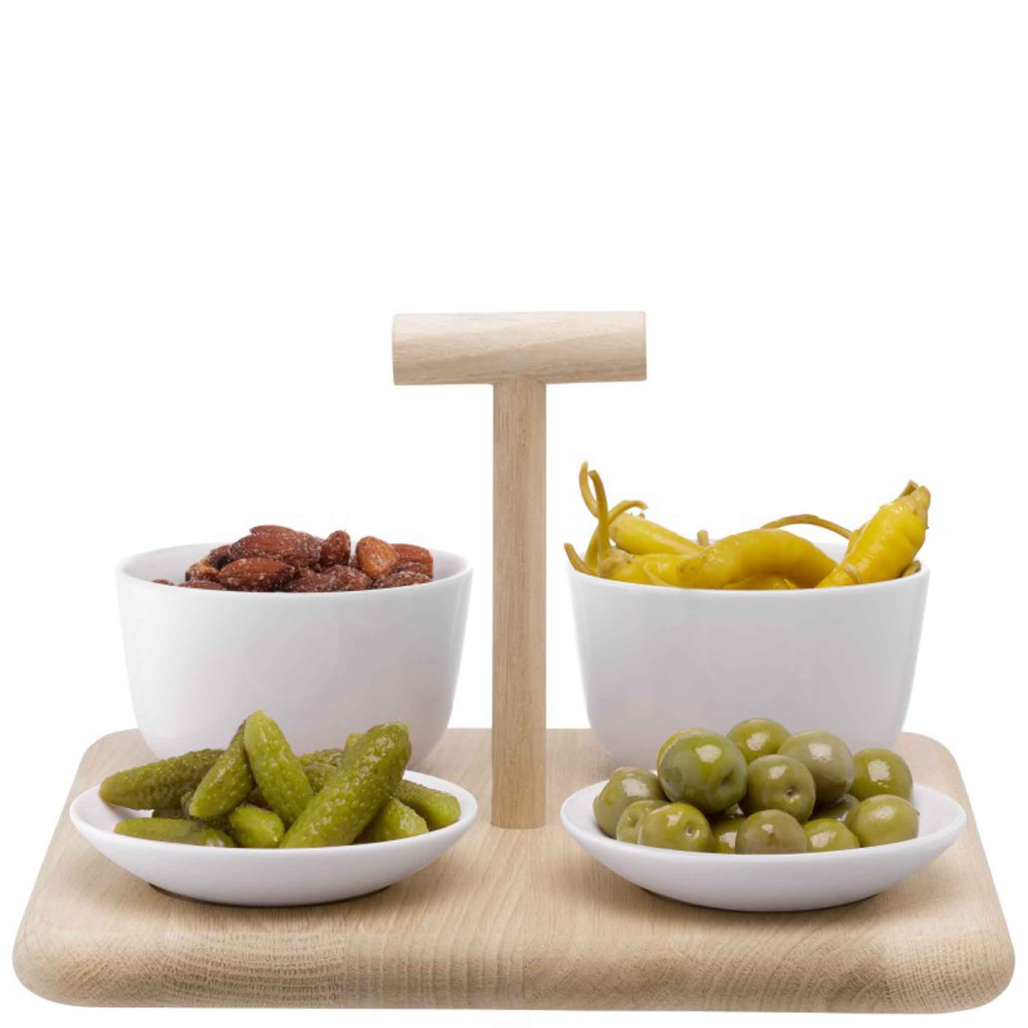 DINE QUAD SET & OAK BASE