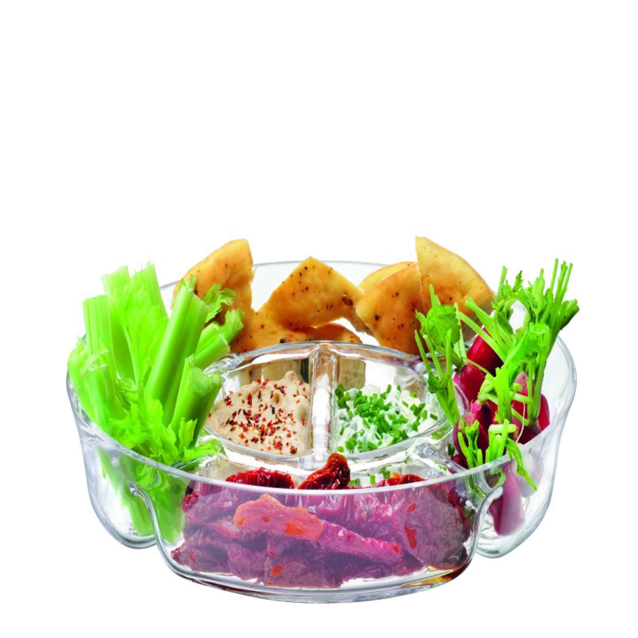 SERVE MULTI PLATTER CLEAR