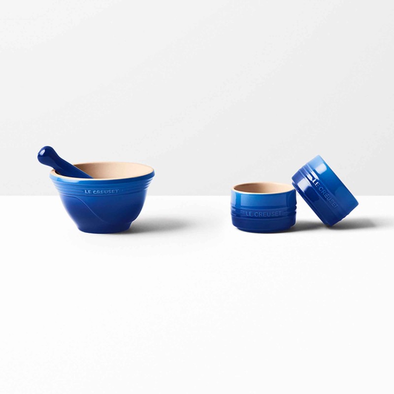 Le Creuset Stoneware Pestle & Mortar Azure