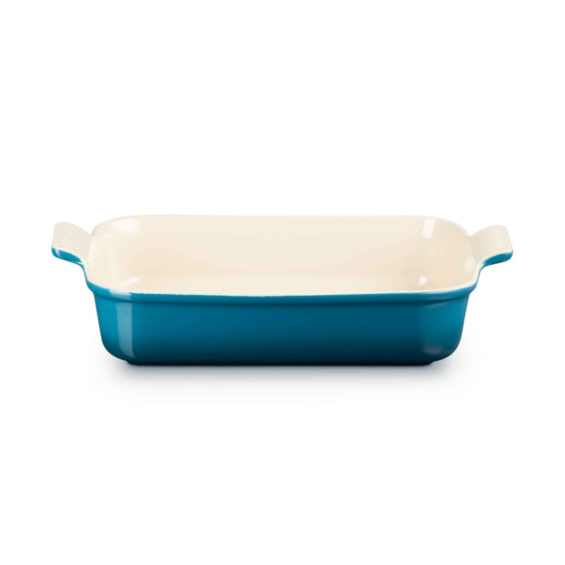 Le Creuset Stoneware Heritage Rectangular Dish 32cm Deep Teal