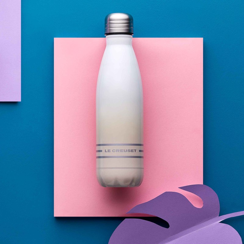 Le Creuset Hydration Bottle 500ml Meringue