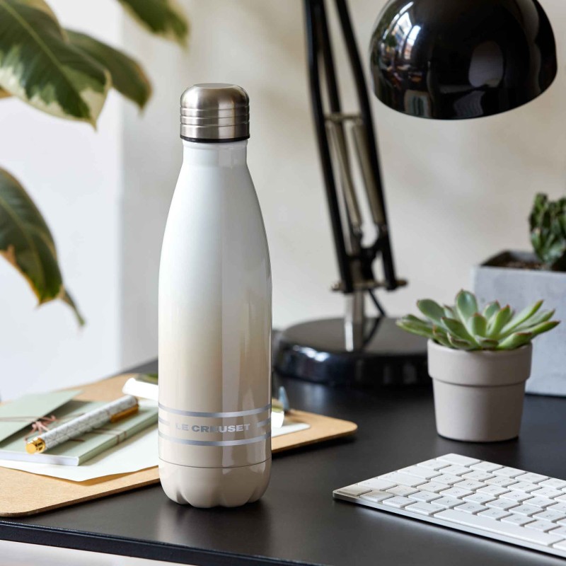 Le Creuset Hydration Bottle 500ml Meringue