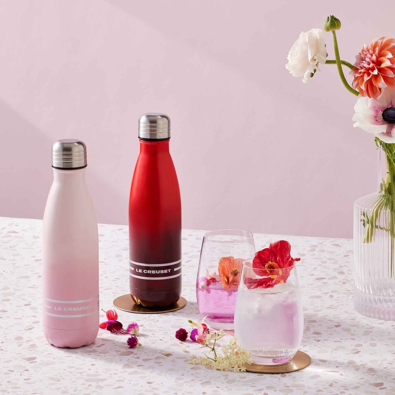 Le Creuset Hydration Bottle 500ml Cerise