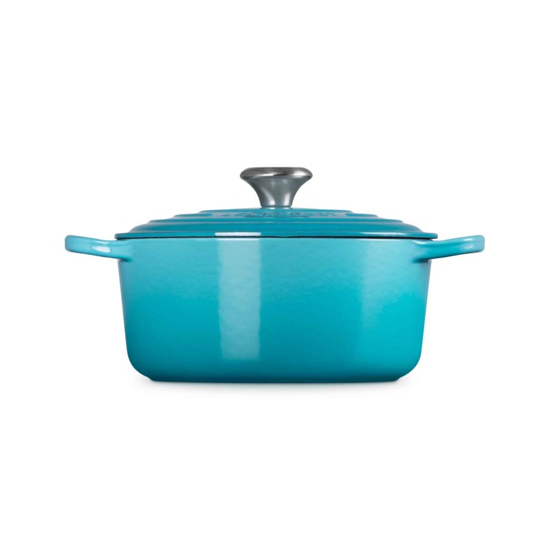 Le Creuset Signature Cast Iron Round Casserole 24cm Teal