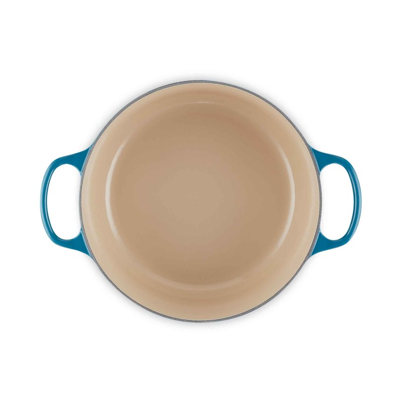 Le Creuset Signature Cast Iron Round Casserole 26cm Deep Teal