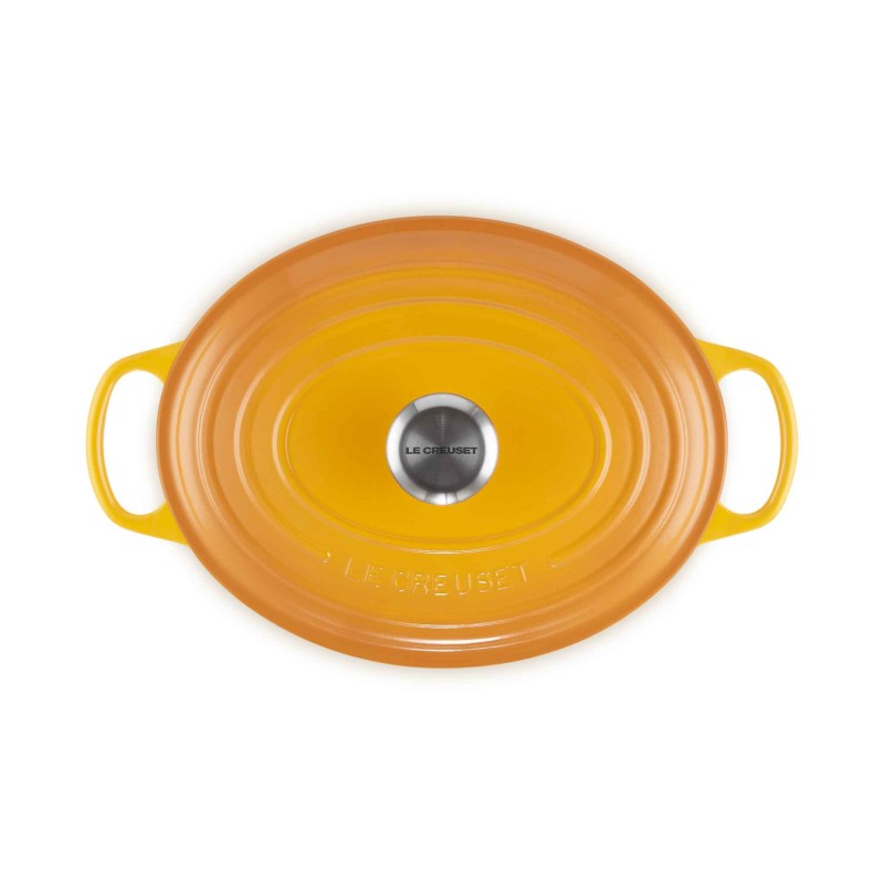 29cm CAST IRON OVAL CASSEROLE - NECTAR