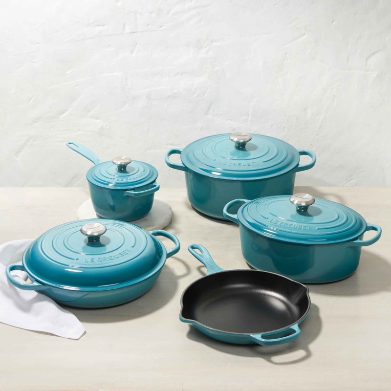 Le Creuset Signature Cast Iron Oval Casserole 29cm Teal