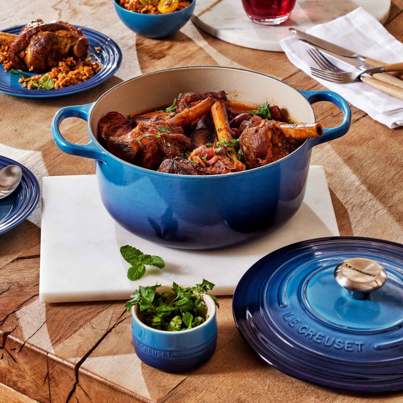 Le Creuset Signature Cast Iron Round Casserole 28cm Azure