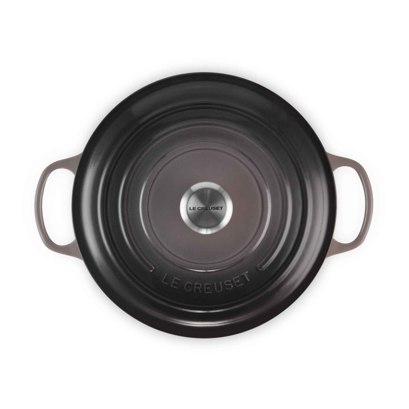 Le Creuset Signature Cast Iron Round Casserole 28cm Flint