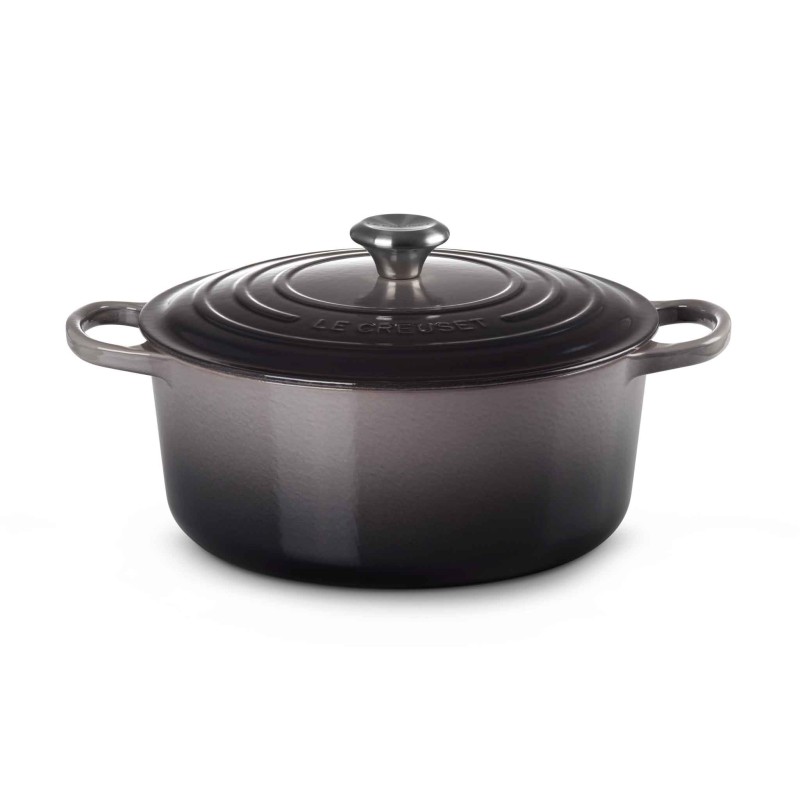 Le Creuset Signature Cast Iron Round Casserole 28cm Flint