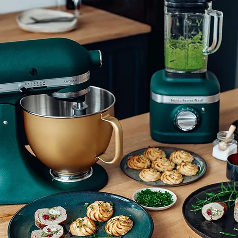 4.8L STAND MIXER - GOLDEN BOWL - PEBBLED PALM