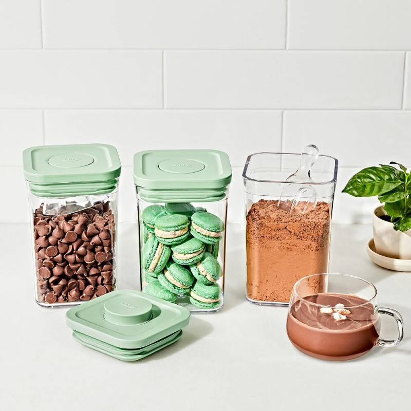 3 PIECE POP CONTAINER SET WITH MINI SCOOPS