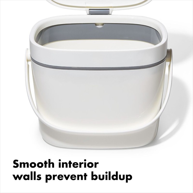 GG EASY-CLEAN COMPOST BIN WHITE