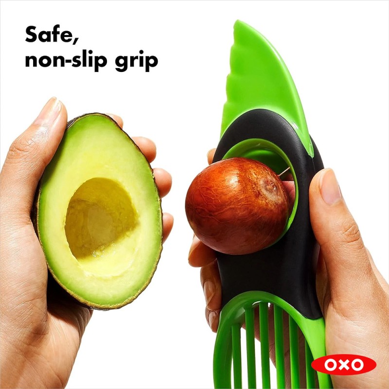 3-IN-1 AVOCADO SLICER GREEN