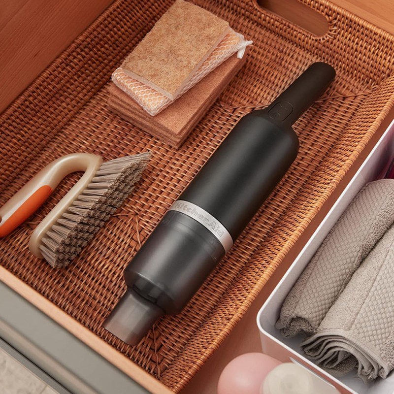 CORDLESS HANDHELD VACUUM WITH BATTERY - MATTE BLACK